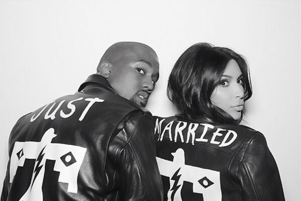 Kim and Kayne – Just Married Jackets