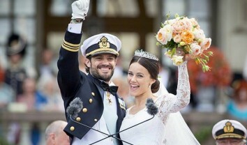 Se de bästa bilderna från prins Carl Philips och prinsessan Sofias bröllop