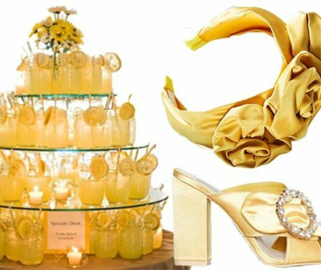 15 sätt att använda gult på bröllopet