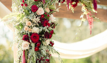 Alla hjärtans dag: 10 sätt att använda röda rosor på bröllopet