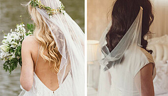 Brudslöja i håret - 4 olika stilar till bröllopsdagen
