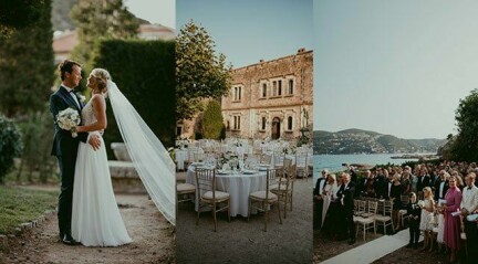 Sensommarbröllop på slott i Frankrike - bruden berättar om planering