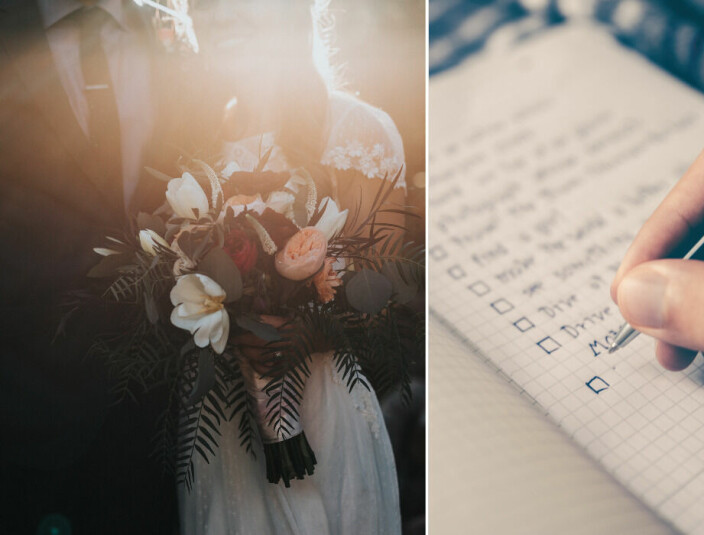 Checklista till bröllop – listan som ger dig stenkoll på läget