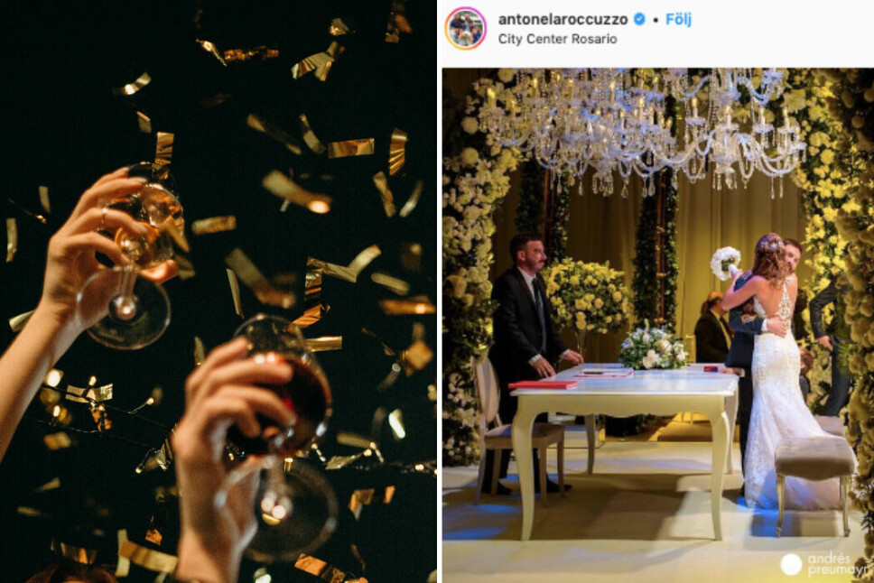 Leo Messi gifte sig med kärleken Antonela Roccuzzo sommaren 2017.