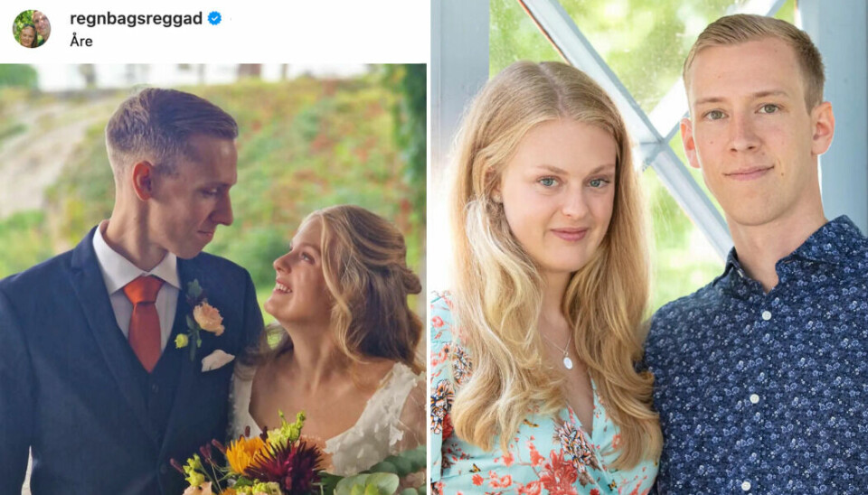 Sofia Lindhe och Anton Pehrson gifte sig första gången i SVT:s 'Gift vid första ögonkastet.