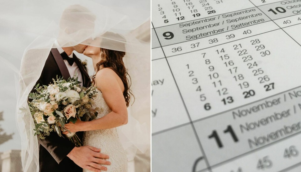 Vilket datum vill du gifta dig på?